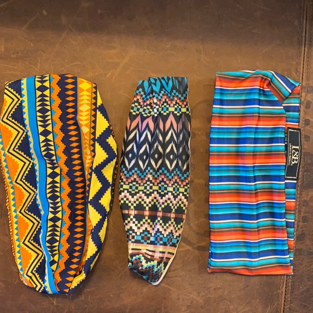 Set of 3 Boho Headbands